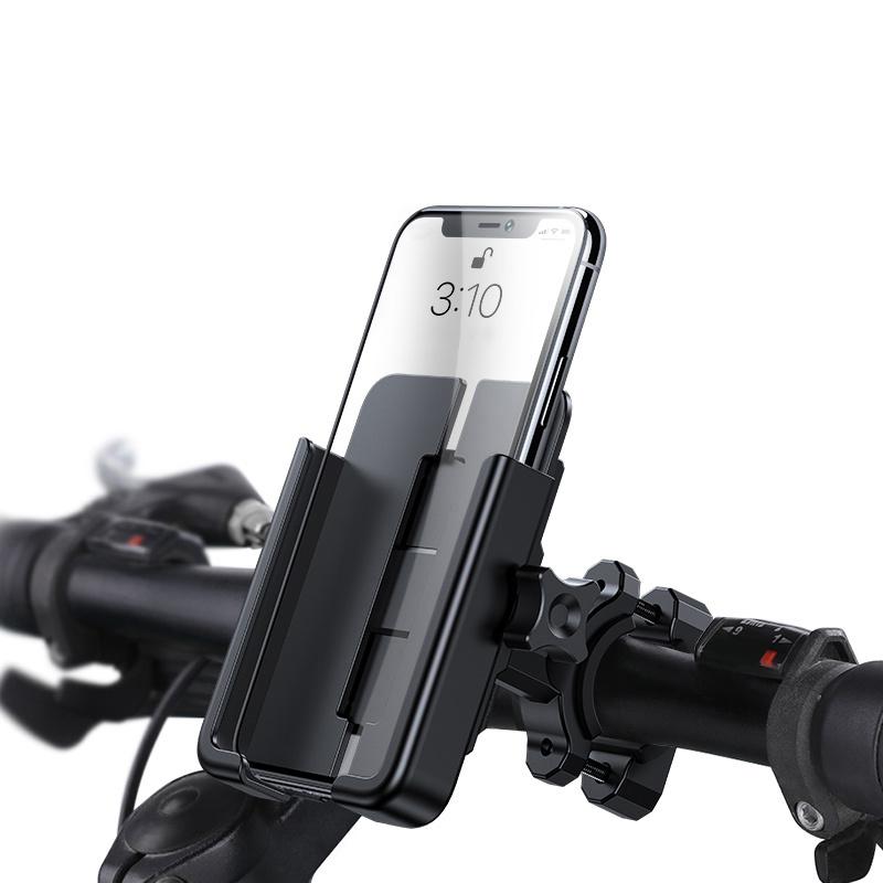 Wozinsky Metal Phone Holder for Bike, Scooter Black (WBHBK3)