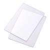 2 pièces Plaque d'Accessoire de Planche à Découper Transparente Matériau PC Durable Épaisseur 3 mm Plaque de Remplacement pour Machine de Découpe et de Gaufrage Arts Créatifs Scra