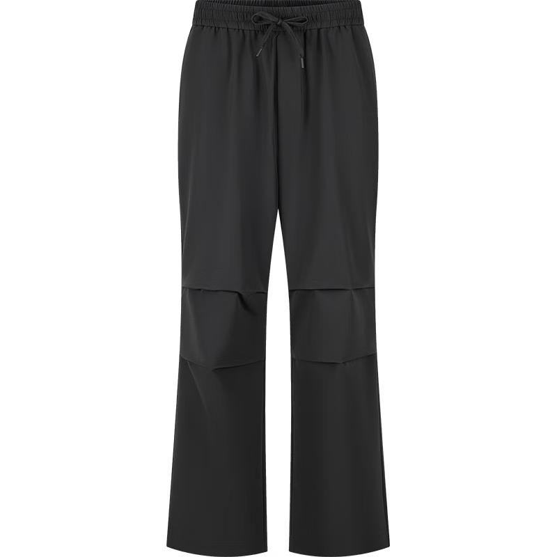 

Qipai Men s Straight-Fit Parachute Cargo Pants L