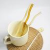 Reusable Glass Straw Long Stem Glass Straw Wholesale Straws Heat Resistant Glass Drinking Water Straws Eco Friendly Drinkware
