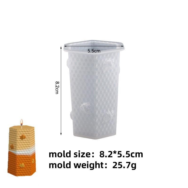 DIY Beehive Silicone Candle Molds 3D Honeycomb Aroma Plaster Soap Cake Baking Mold Plaster Resin Baking Mould Home Art Decor