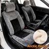 SEAMETAL Huse de pluș pentru scaune auto Huse pufoase pentru perne de scaun pentru femeiHuse groase calde de iarnă Universale pentru scaune auto