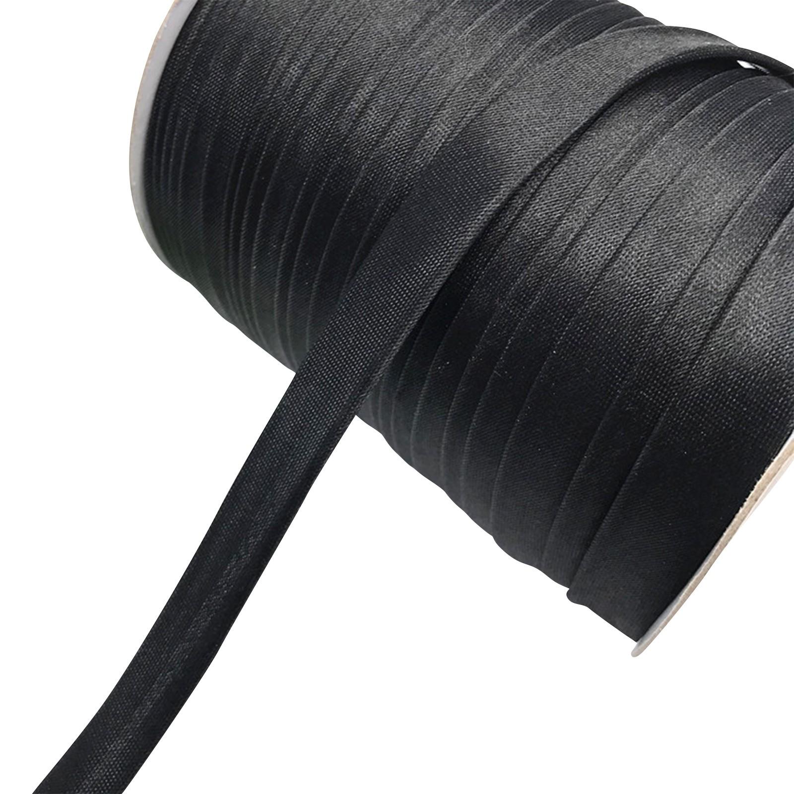 

15 мм лента для шитья по краю косая бейка шнур веревка для самостоятельного изготовления лоскутной одежды и отделки домашнего текстиля One Size чёрный