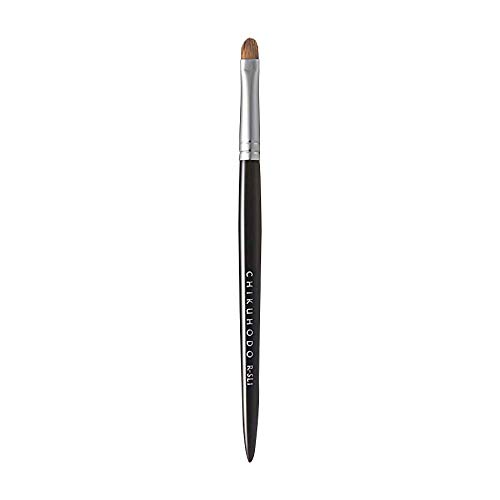 Kumano Makeup Brush (Makeup Brush) Chikuhodo Regular Series Shadow Liner Brush, Weasel R-SL1, Black Line