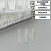 240 Pcs False Nail for Nail Extensions Press On Nail Extras Long Nail Tips Artificial Nail Full Cover Stick On Nail