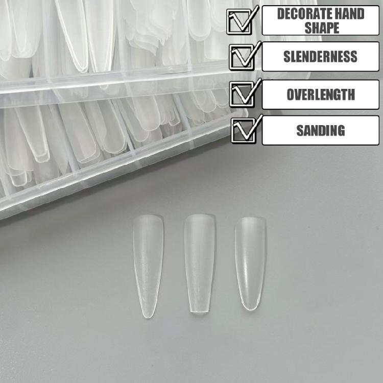 240 Pcs False Nail for Nail Extensions Press On Nail Extras Long Nail Tips Artificial Nail Full Cover Stick On Nail