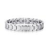 Adjustable Magnetic Titanium Steel Bracelet With Crocodile Motif 18K Gold Plated Unisex Fashion Jewelry
