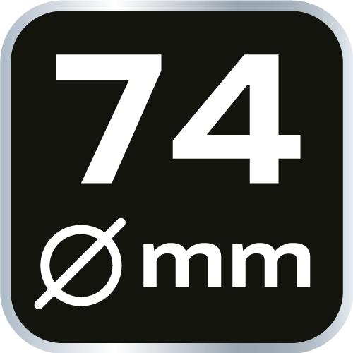 Oil Filter Socket 74 Mm, 15 Angle