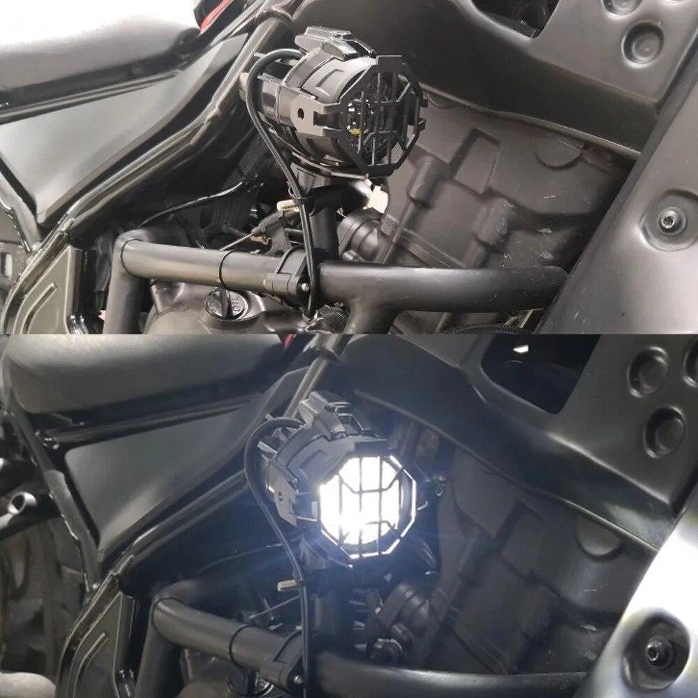 Upgrade 40W 6000K Brighter Fog Light Auxiliary Lamp for BMW R1200GS, F800GS, F700GS, F650, K1600 Motorcycles