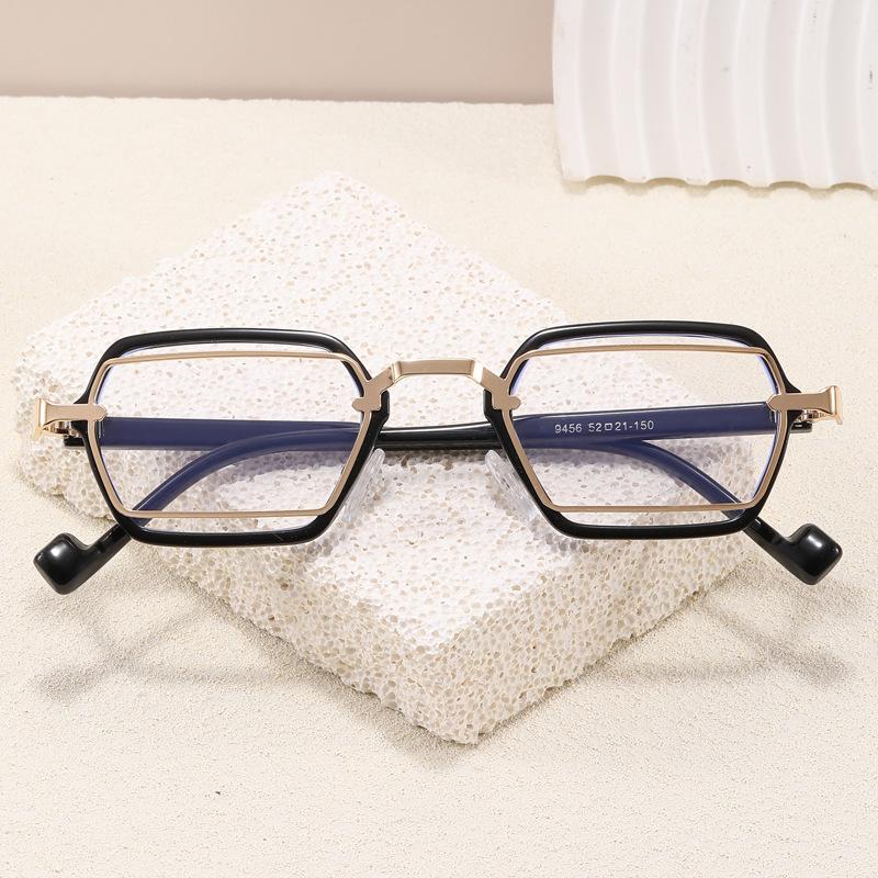 European American Style Woman Sunglasses Polygon Shape Stylish Sun Glasses Man High Quality Uv Protection Female Sunglass