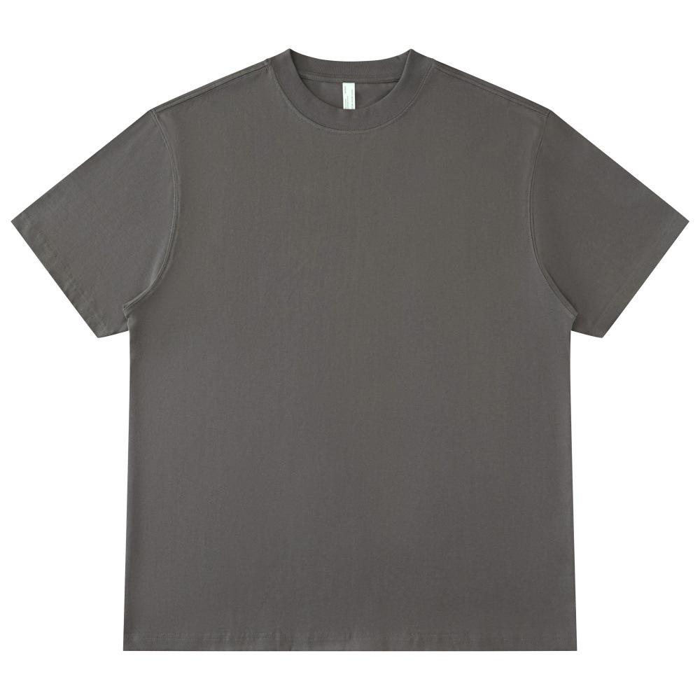 LVLV | Kids & Teens 240g Pure Cotton Loose Fit Retro Short Sleeve Parent-Child T-shirt, Class Uniform Trendy