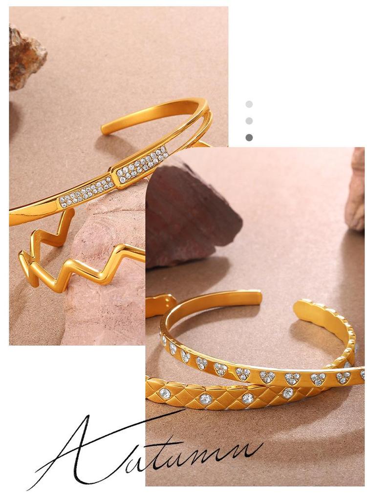 Retro Geometrisches Gewebtes Armband Set: Stapelbare, Hohlgefugte Offene Armbänder