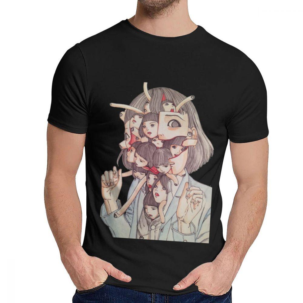 Shintaro Kago Tomie Japanese Junji Ito T Shirt Casual O Neck Anime Unisex Pure Cotton Us M