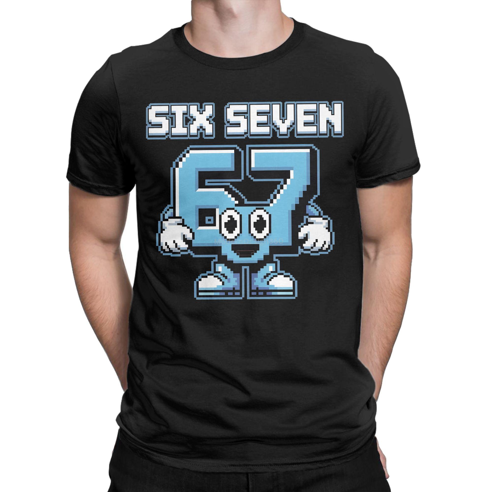 Men Women Graphic Printing Six Seven Italian 67 Six Seven 6 7 Funny Meme  Tee T Shirt Pure Cotton  T-shirts Clothes S