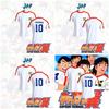 Captain Tsubasa Atom Hutton Football Soccer T-Shirt Jersey Japan Cosplay Cartoon Animation Print Breathable Quick Dry Vintage Short Sleeve Uniform