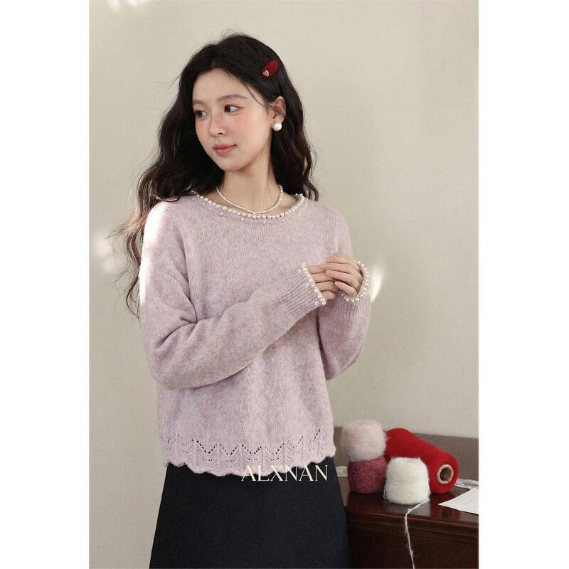 Lu Xiangnan Women's Winter Knit Top and Skirt Collection