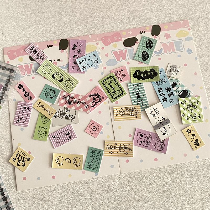 

30 шт. мультяшная милая этикетка машинка наклейка журнал телефон чехол украшение маленькие наклейки Diy справочник бирка открытка украшение подарки