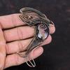 Eudialyte Pendant Copper Wire Wrapped Pendant Handmade Copper Jewelry Dainty Gemstone Pendant Eudialyte Copper Jewelry Fish Pendant For Gift