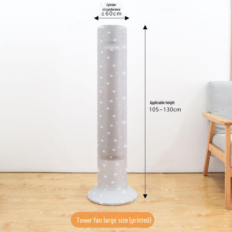 Univerzální prachotěsný úložný kryt pro vertikální věžové a podlahové ventilátory