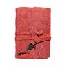 Handmade Embossed Leather Journal with Antique Key – Vintage Writing Diary
