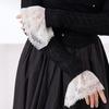 French Lace Arm Sleeves Wrist Cuffs Arm Covers Decorative Sleeves For Office Women Daily and Party Clothing Enhancer