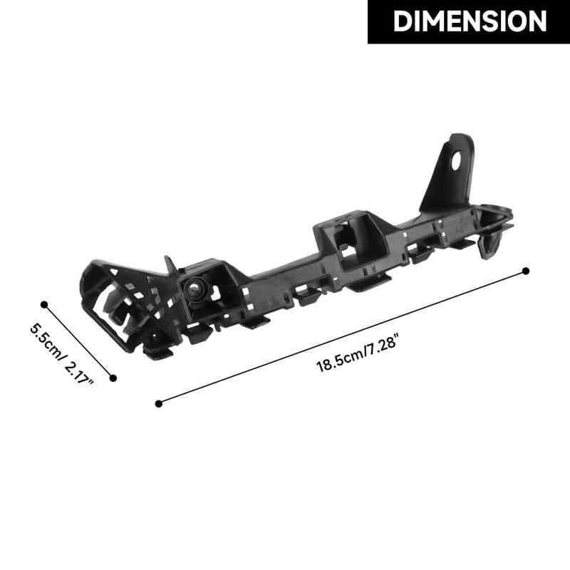 Front Bumper Retainer Bracket Left Right Pair Beam Mount Support For Honda Fit/Jazz 2015 2016 2017 2018   71198-T5A-000