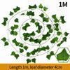 1/2M Artificial Rattan Strips Plant Simulated Leaves Indoor and Outdoor Decoration Plant Home Wall Hanging Decoration