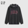 Gap Unisex Loose Fit Logo Patch Fleece Hoodie