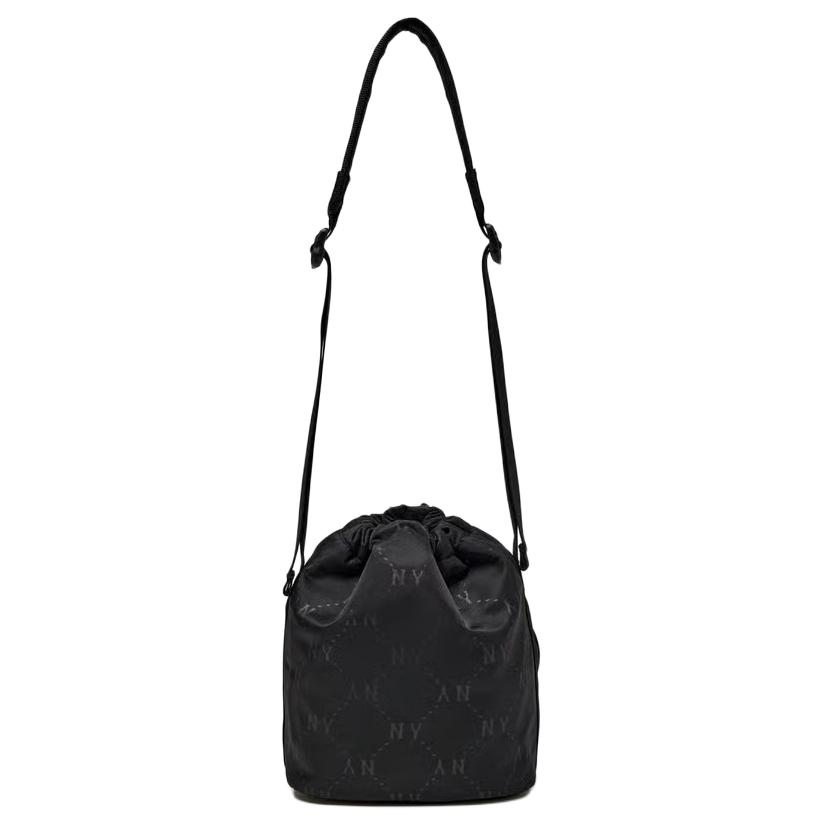 New MLB New York Yankees Nylon Shoulder Bag Mini Unisex Black 3ACRM025N-50BKS