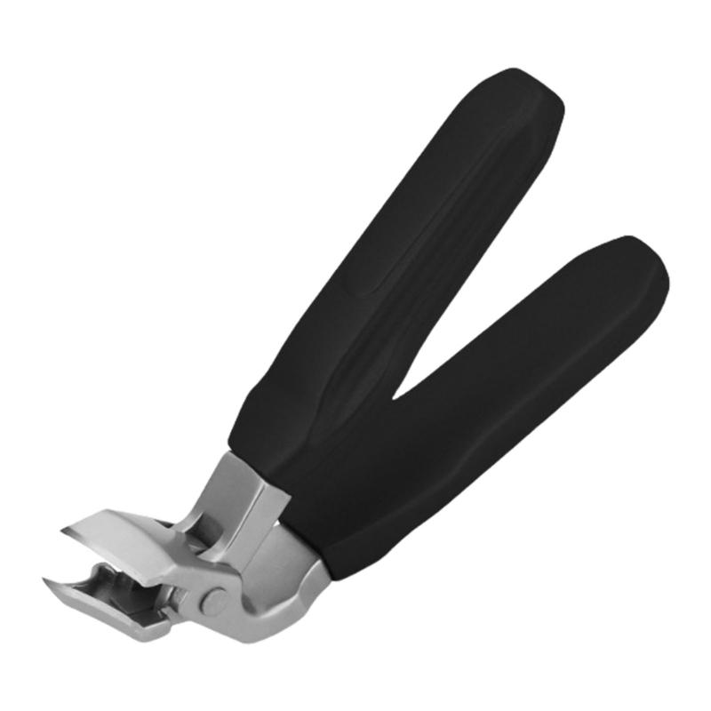 

Кусачки для ногтей из нержавеющей стали, кусачки для ногтей на руках, кусачки для ногтей на ногах, кусачки для ногтей, триммер для ногтей, изогнутое лезвие, инструменты для педикюра чёрный