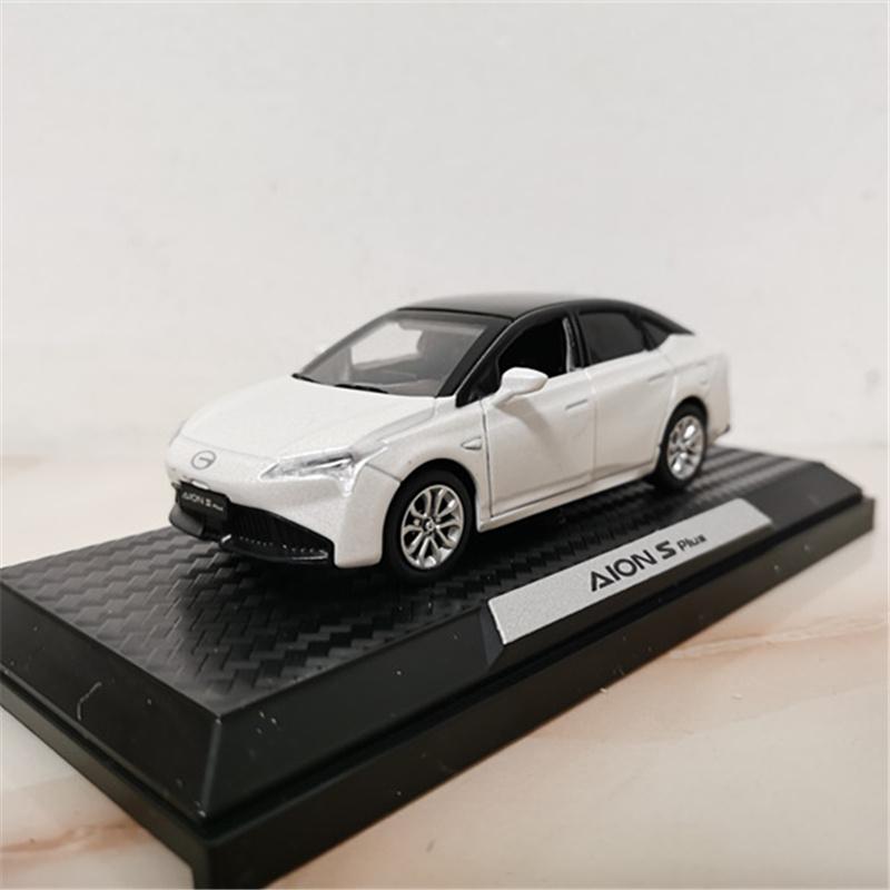 

1:43 AION S Coupe Alloy Car Model Diecast Metal Electric New Energy Vehicle Car Model Simulation Miniature Scale Collection Gift белый