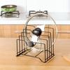 Küchenaufbewahrungswerkzeuge Topfdeckelhalter Aufbewahrung Pfannendeckel Abdeckung Schrank Vorratskammer Halter Ständer Organizer Multifunktionales Küchenzubehör