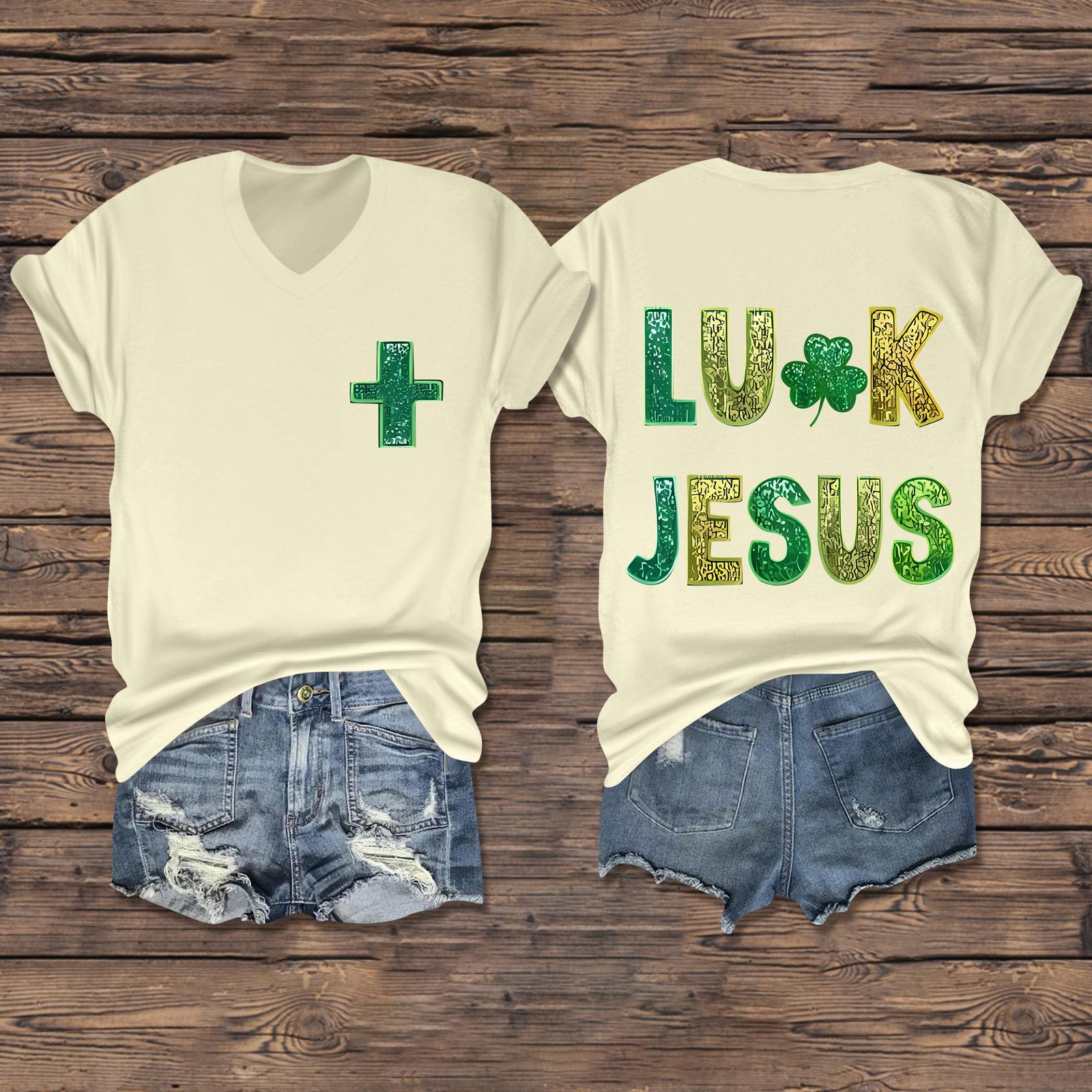 

Женская повседневная одежда St. Футболка с короткими рукавами и V-образным вырезом с принтом Патрика S жёлтый