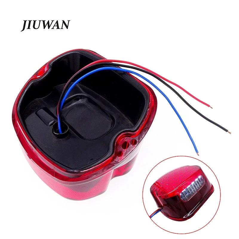 Universal Motorcycle LED Tail Light Smoke Lens Rear Brake Light Accessories for Harley Road King Softail Dyna Sportster XL1200