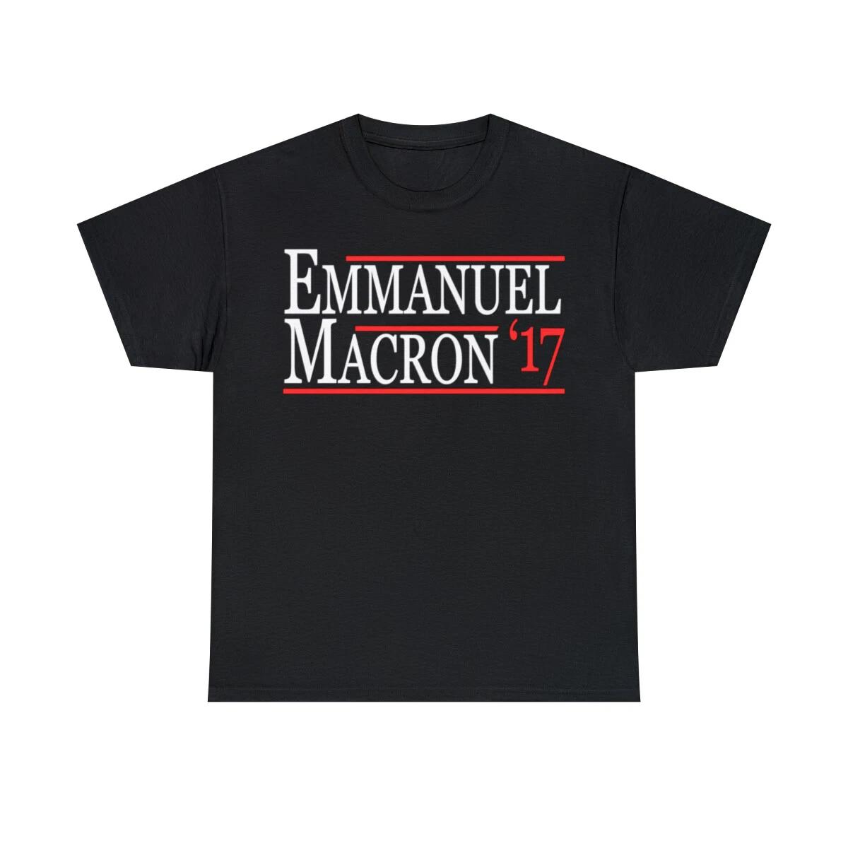Графическая футболка Эммануэля Макрона, Президент 2017, Размеры S-5XL XL