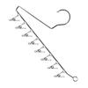 Pants Hanger Stainless Steel Non Slip Z Type Space Saving Open Ended Closet Trouser Rack Organizer