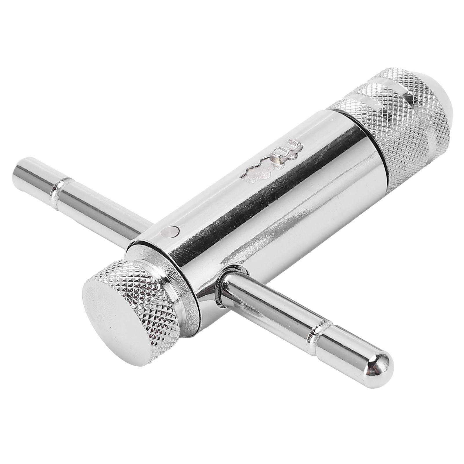 

THandle Ratchet Wrench Bearing Steel Adjustable Hand Tool with M3M8 for Tap Screw Extractors