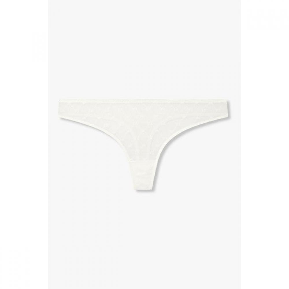 Emporio Armani Women S meSh Thong Ea Logo Pattern S(90)
