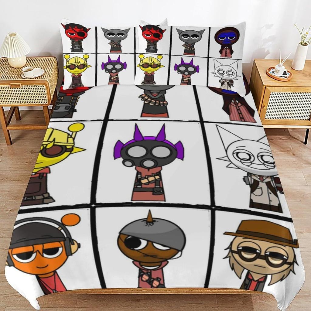 Fashion Technology Printing, 3D Digital Printing, Bedding, Duvet Covers, Pillowcases, Three-piece Sets
