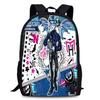 Monster High Unisex 15in Backpack Ergonomic Support Oxford Fabric Schoolbag