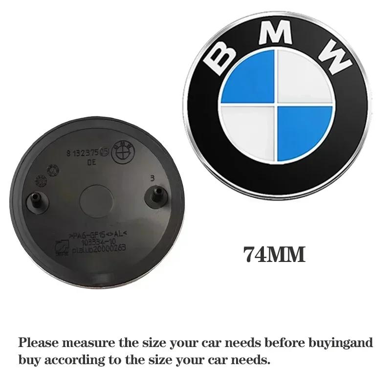 MLKQ6 Car Front Hood Emblem Logo Rear Trunk Badge for BMW E36 E46 E53 E90 E60 E61 E93 E87 X1 X3 X5 X6 F30 F20 F10 Z3 Z4 X1 X3 X5 M4 M8