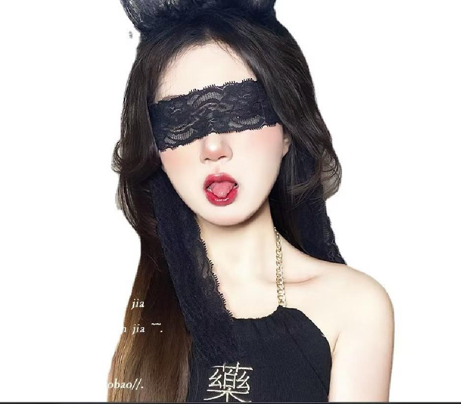 Flirtatious blindfold,hairband,ribbon,silk blindfold,silky erotic hairband and hair accessory,sexy and sensual,high-end lace blindfold,erotic toys,SM