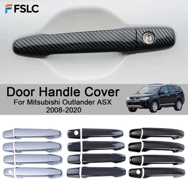 Cars Accessories Door Handle Cover For Mitsubishi Outlander ASX 2008- Car Decoration Styling Upgrade Modify A Car