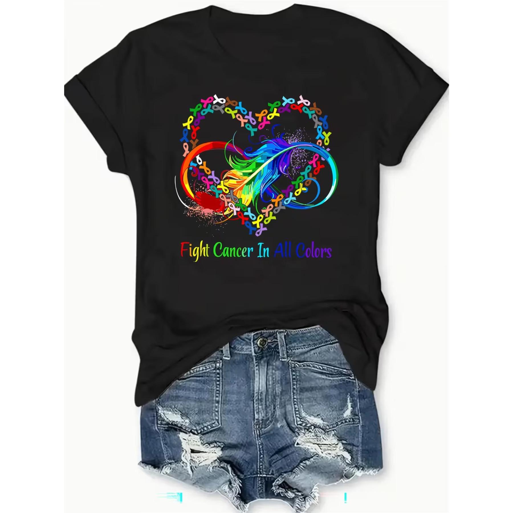 

Geometric Crew Neck T-Shirt in Plus Sizes - Made From Soft and Stretchy Elastane - Relaxed Fit Tee Suitable for Any Season - Women S Graphic Tops XXL