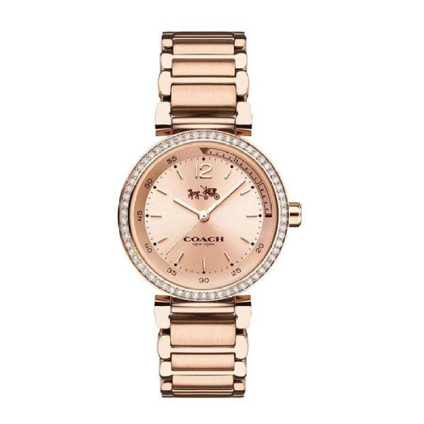 Coach Women’s Quartz Rose Gold Stainless Steel Rose Gold Dial 30mm Watch 14502200
