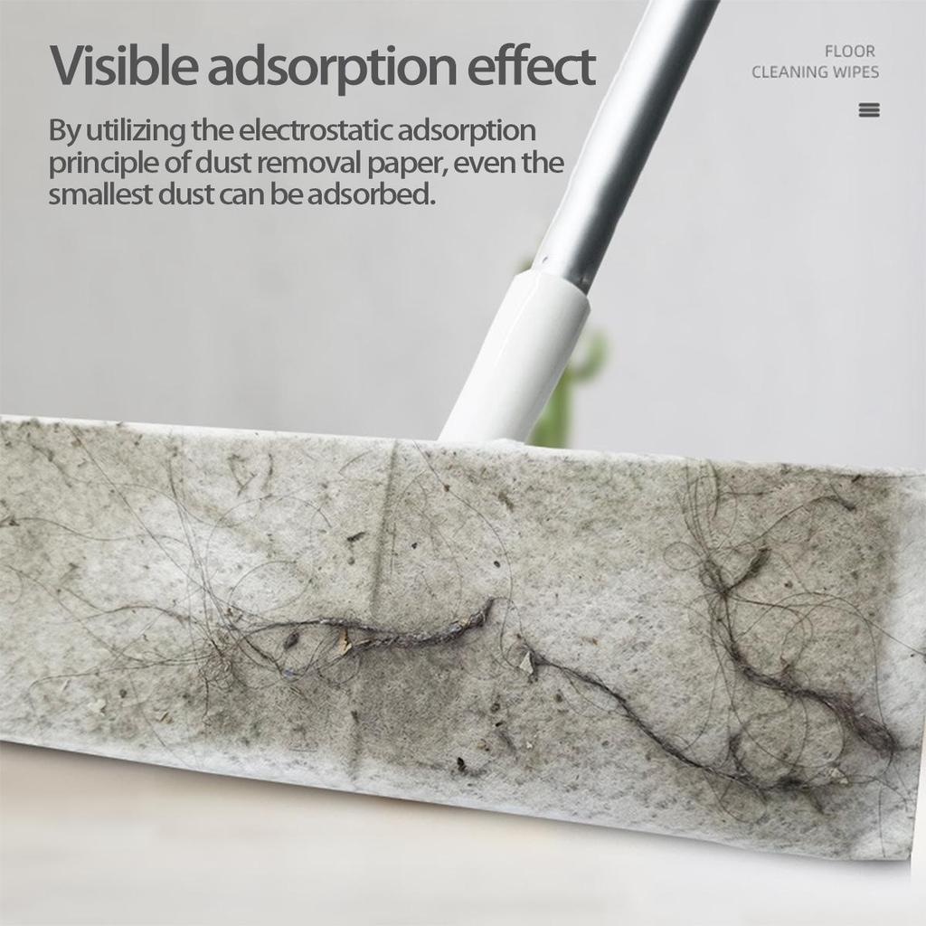 Disposable Wet & Dry Electrostatic Floor Cleaning Wipes