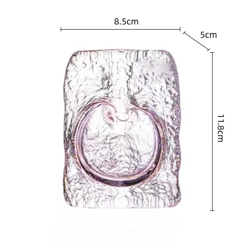 Kristallglasvase Transparente Eiswürfel Quadratisch Kristall Blumenarrangement Ozean Hydroponik Terrarium Blumenvase Töpfe