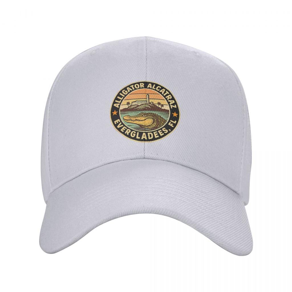 Alligator Alcatraz Florida Everglades Cap Fashion Casual Baseball Caps Adjustable Hat Hip Hop Summer Unisex Baseball Hats