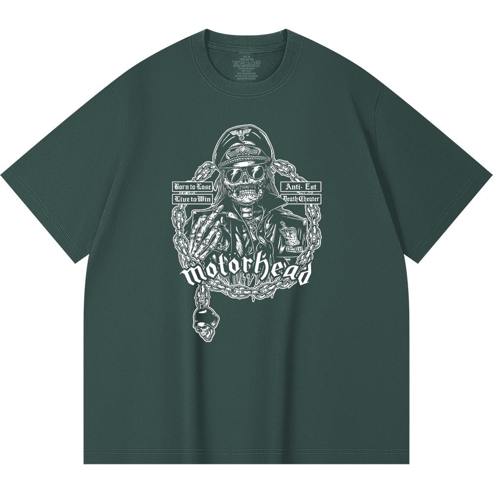 T-shirt Heavy Metal 100% Cotone 230 Gsm Stampa Band Rock Musica Popolare Unisex T-shirt Pesante in Cotone