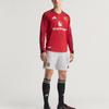adidas Free Shipping With AdiClub Manchester United 25/26 Long Sleeve Home Authentic Jersey JP3022-